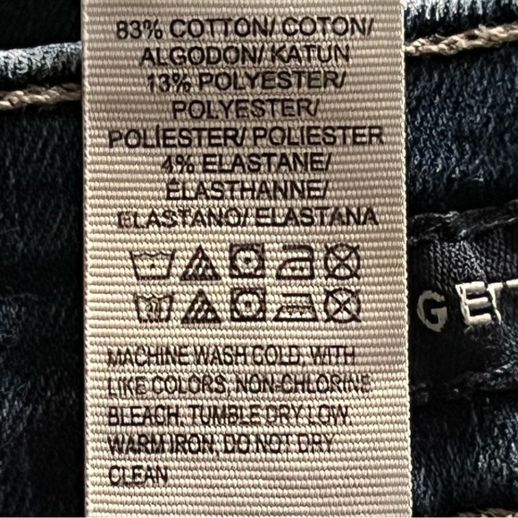 Lucky Brand Bridgette Skinny Jeans Women's 4/27 Blue Frayed Mid Rise Distressed - Picture 8 of 15